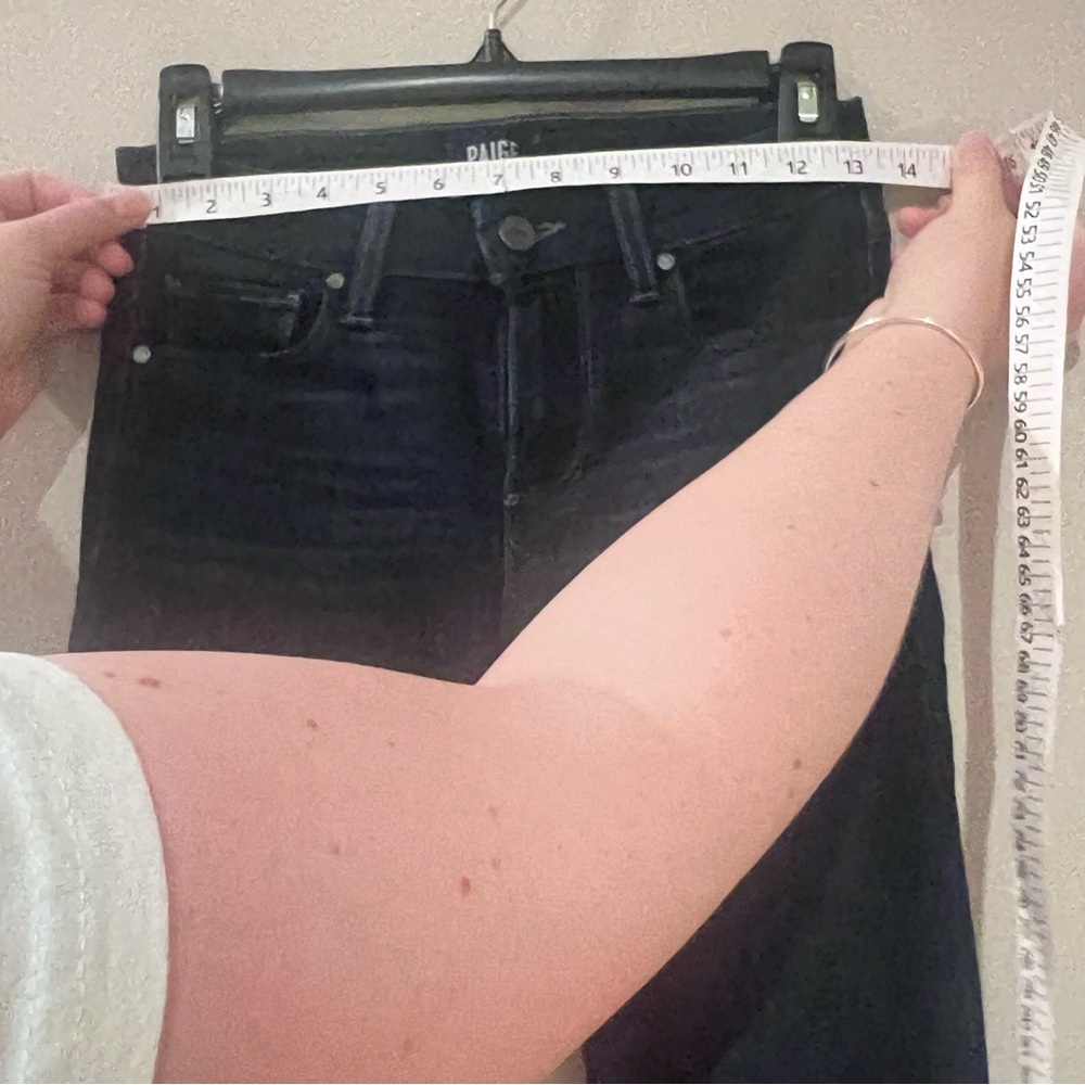 PAIGE Skyline Skinny Navy Jeans Size 25 - Picture 3 of 8